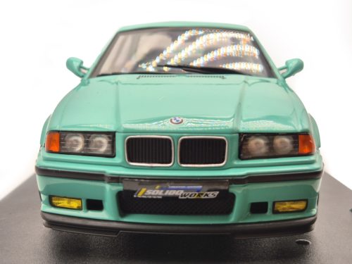 BMW E36 M3 Coupe (1991) - menta zöld -  Solido - 1:18