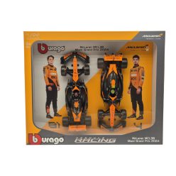   McLaren MCL38 F1 szett (2024) - #4 Lando Norris - #81 Oscar Piastri -  Bburago - 1:24