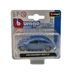 Volkswagen VW Beetle Bogár (1965) - kék -  Bburago - 1:64