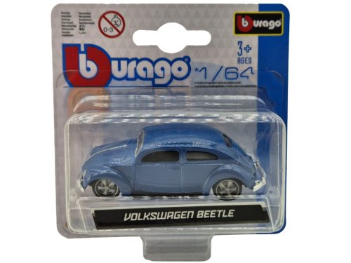 Volkswagen VW Beetle Bogár (1965) - kék -  Bburago - 1:64
