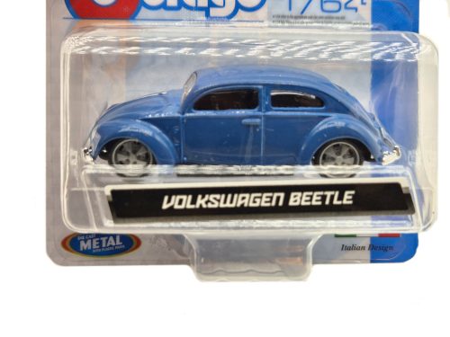 Volkswagen VW Beetle Bogár (1965) - kék -  Bburago - 1:64