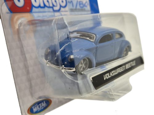 Volkswagen VW Beetle Bogár (1965) - kék -  Bburago - 1:64