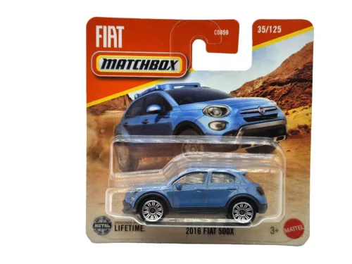 Fiat 500X (2016) - 35/125 - bliszteres -  Matchbox - 1:64