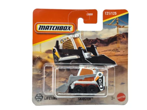 Skidster - bobcat homlokrakodó markológép - 121/125 - bliszteres -  Matchbox - 1:64