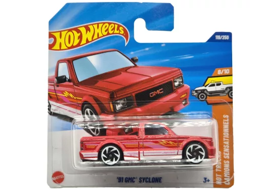 Hot Wheels '91 GMC Syclone - Hot Trucks 8/10 - 119/250 -  Hot Wheels - 1:64