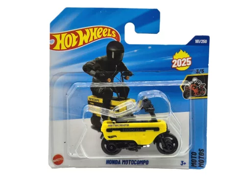 Hot Wheels Honda Motocompo - sárga - Moto 3/5 - 181/250 -  Hot Wheels - 1:64