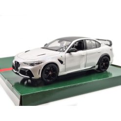   Alfa Romeo Giulia GTAm (2020) - trophy white / fehér -  Bburago - 1:18