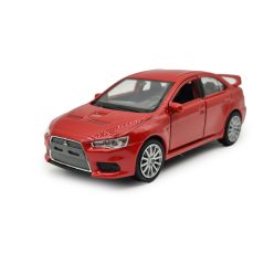 Mitsubishi Lancer Evolution X - piros -  Welly - 1:34