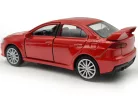 Mitsubishi Lancer Evolution X - piros -  Welly - 1:34