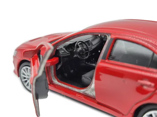 Mitsubishi Lancer Evolution X - piros -  Welly - 1:34