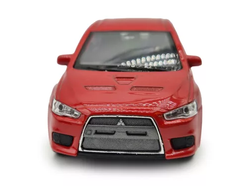 Mitsubishi Lancer Evolution X - piros -  Welly - 1:34