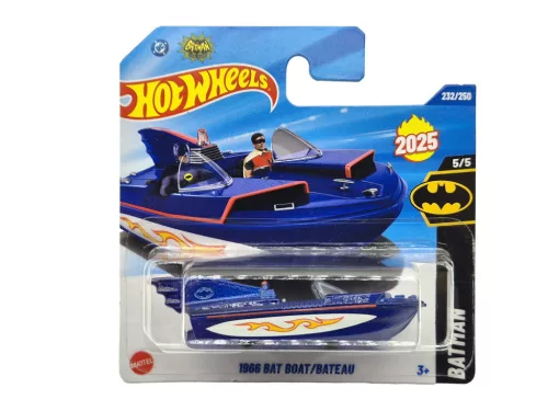 Hot Wheels 1966 Bat Boat - Batman 5/5 - 232/250 -  Hot Wheels - 1:64