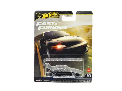 Hot Wheels Premium Fast and Furious - Halálos iramban 1/5 - 1993 Honda Civic Coupe  -  Hot Wheels - 1:64