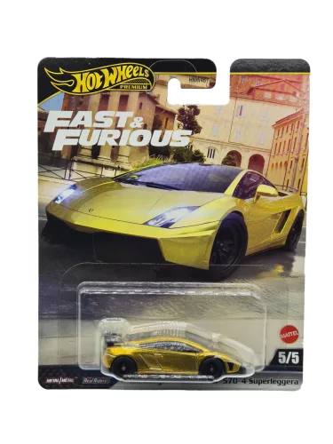 Hot Wheels Premium Fast and Furious - Halálos iramban 5/5 - Lamborghini Gallardo LP 570-4 Superleggera -  Hot Wheels - 1:64