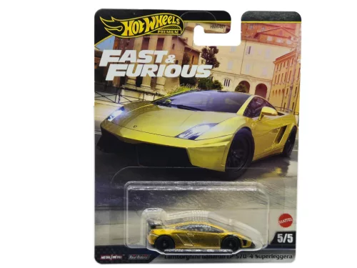 Hot Wheels Premium Fast and Furious - Halálos iramban 5/5 - Lamborghini Gallardo LP 570-4 Superleggera -  Hot Wheels - 1:64
