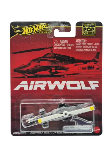 Hot Wheels Premium - Pop Culture - Airwolf - Helicopter -  Hot Wheels - 1:64