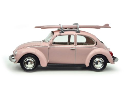 Volkswagen VW Beetle Bogár Coccinelle (1973) - szörfdeszkákkal -  Norev - 1:43