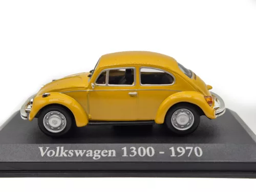 Volkswagen VW Beetle Bogár 1300 (1970) - sárga - Edicola - 1:43