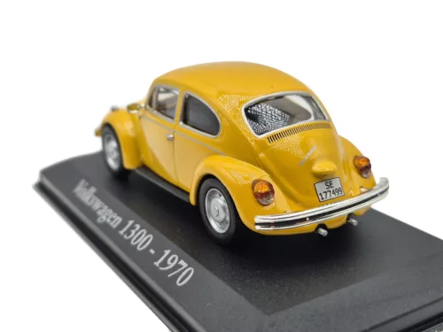Volkswagen VW Beetle Bogár 1300 (1970) - sárga - Edicola - 1:43