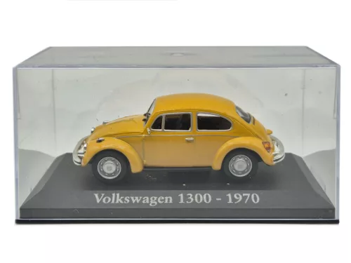 Volkswagen VW Beetle Bogár 1300 (1970) - sárga - Edicola - 1:43