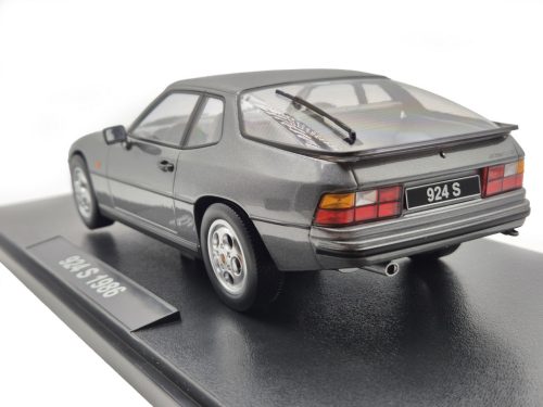 Porsche 924S coupe (1986) - metál szürke -  KK-Scale - 1:18