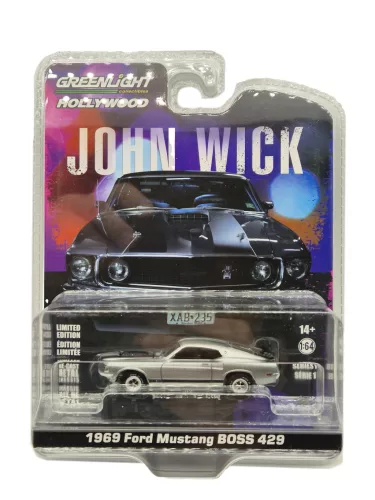 Ford USA Mustang Boss 429 coupe (1969) - John Wick -  Greenlight - 1:64