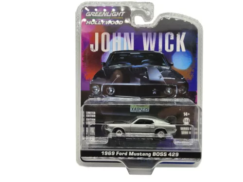 Ford USA Mustang Boss 429 coupe (1969) - John Wick -  Greenlight - 1:64