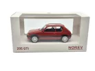 Peugeot 205 GTI 1.6 (1984) - piros -  Norev - 1:43