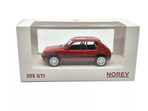 Peugeot 205 GTI 1.6 (1984) - piros -  Norev - 1:43