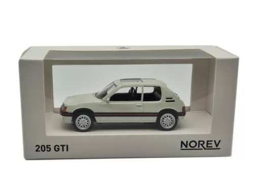 Peugeot 205 GTI 1.6 (1986) - fehér -  Norev - 1:43