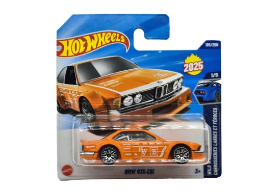 Hot Wheels BMW 635 CSi - Wild Widebody 1/5 - 185/250 - narancs -  Hot Wheels - 1:64
