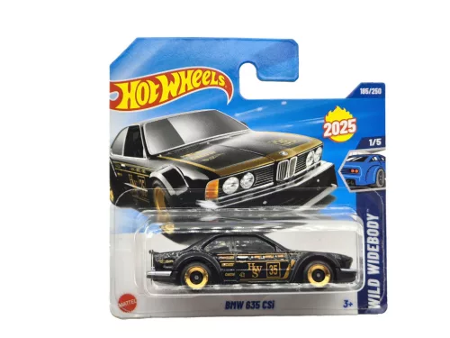 Hot Wheels BMW 635 CSi - Wild Widebody 1/5 - 185/250 - fekete -  Hot Wheels - 1:64