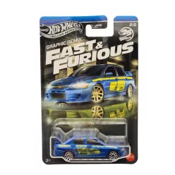   Hot Wheels Graphic Remix - Fast and Furious - Halálos iramban 2/5 - Mitsubishi Lancer Evolution VII -  Hot Wheels - 1:64