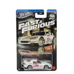   Hot Wheels Graphic Remix - Fast and Furious - Halálos iramban 1/5 - Honda S2000 -  Hot Wheels - 1:64
