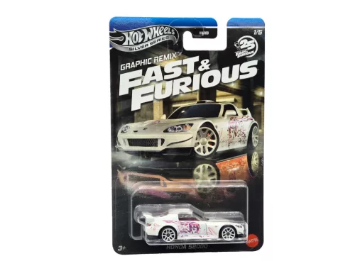 Hot Wheels Graphic Remix - Fast and Furious - Halálos iramban 1/5 - Honda S2000 -  Hot Wheels - 1:64