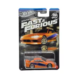  Hot Wheels Graphic Remix - Fast and Furious - Halálos iramban 4/5 - Nissan Silvia (S15) -  Hot Wheels - 1:64