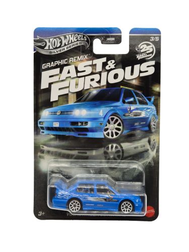 Hot Wheels Graphic Remix - Fast and Furious - Halálos iramban 3/5 - VW Volkswagen Jetta MK3 -  Hot Wheels - 1:64