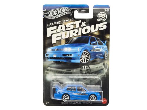 Hot Wheels Graphic Remix - Fast and Furious - Halálos iramban 3/5 - VW Volkswagen Jetta MK3 -  Hot Wheels - 1:64