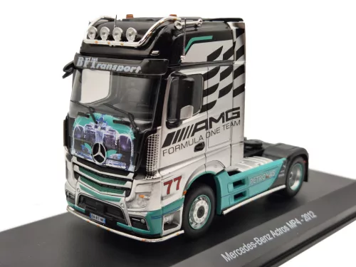 Mercedes Benz Actros MP4 AMG Petronas F1 kamion -  Edicola - 1:43