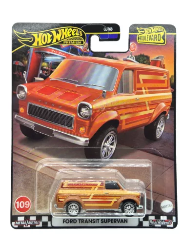 Hot Wheels Premium - Boulevard - Ford Transit Supervan -  Hot Wheels - 1:64