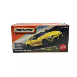 Toyota GR Supra (2023) - sárga - 43/125 -  Matchbox - 1:64