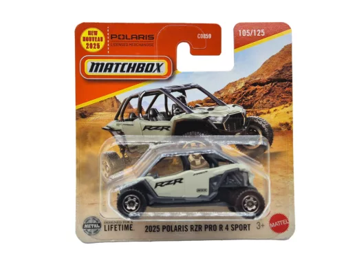 Polaris RZR PRO R 4 Sport (2025) - 105/125 - bliszteres -  Matchbox - 1:64
