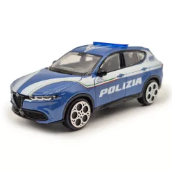   Alfa Romeo Tonale Polizia (2023) - rendőrautó -  Bburago - 1:43