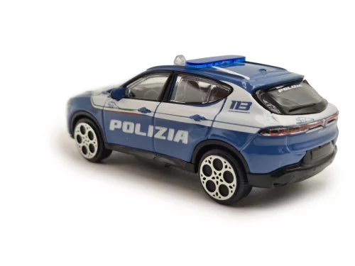 Alfa Romeo Tonale Polizia (2023) - rendőrautó -  Bburago - 1:43