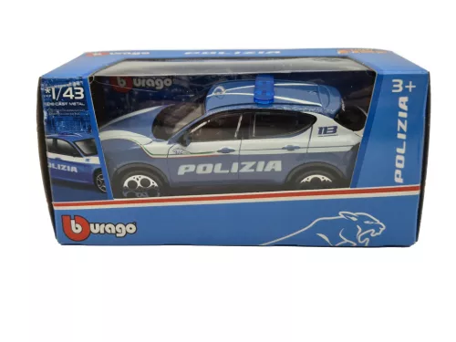 Alfa Romeo Tonale Polizia (2023) - rendőrautó -  Bburago - 1:43