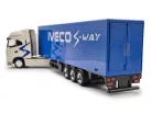 Iveco Fiat S-Way 570 kamion pótkocsival (2021) -  Bburago - 1:43