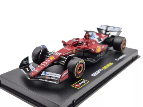 Ferrari SF-25 Team Scuderia F1 #16 (2025) - Charles Leclerc - PILÓTÁVAL -  Bburago - 1:43