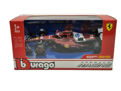 Ferrari SF-25 Team Scuderia F1 #16 (2025) - Charles Leclerc -  Bburago - 1:43