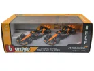 McLaren MCL38 F1 szett (2024) - #4 Lando Norris - #81 Oscar Piastri -  Bburago - 1:43