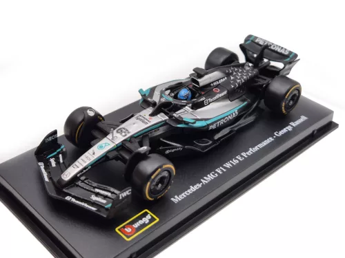 Mercedes GP W16 F1 #63 (2025) - George Russel - PILÓTÁVAL -  Bburago - 1:43